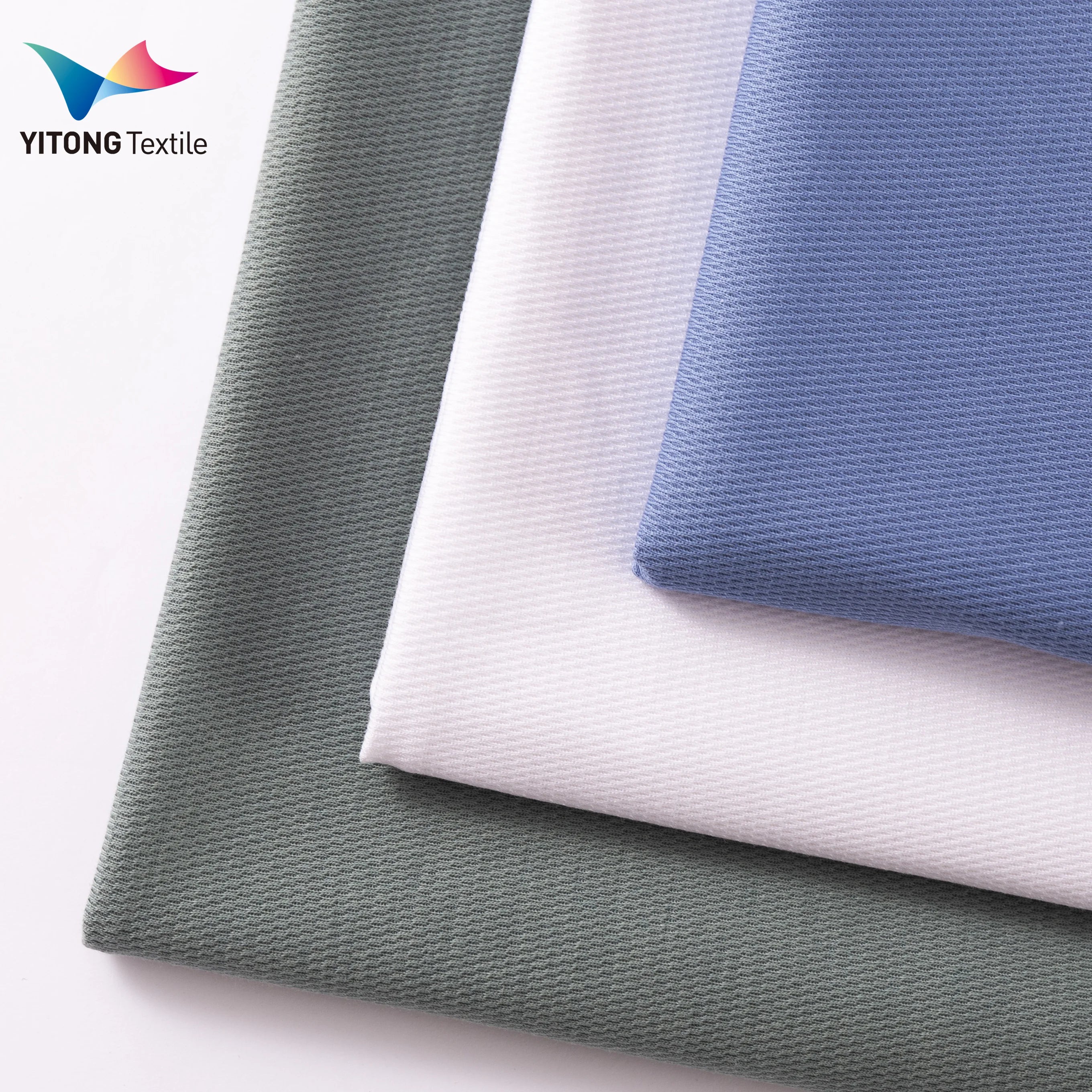 Manufacture 200 Gsm Jacquard Fabric Cotton Polyester Fabric 45% Cotton 11% Daioland 38% Polyester 6% Spandex Fabric for t Shirt