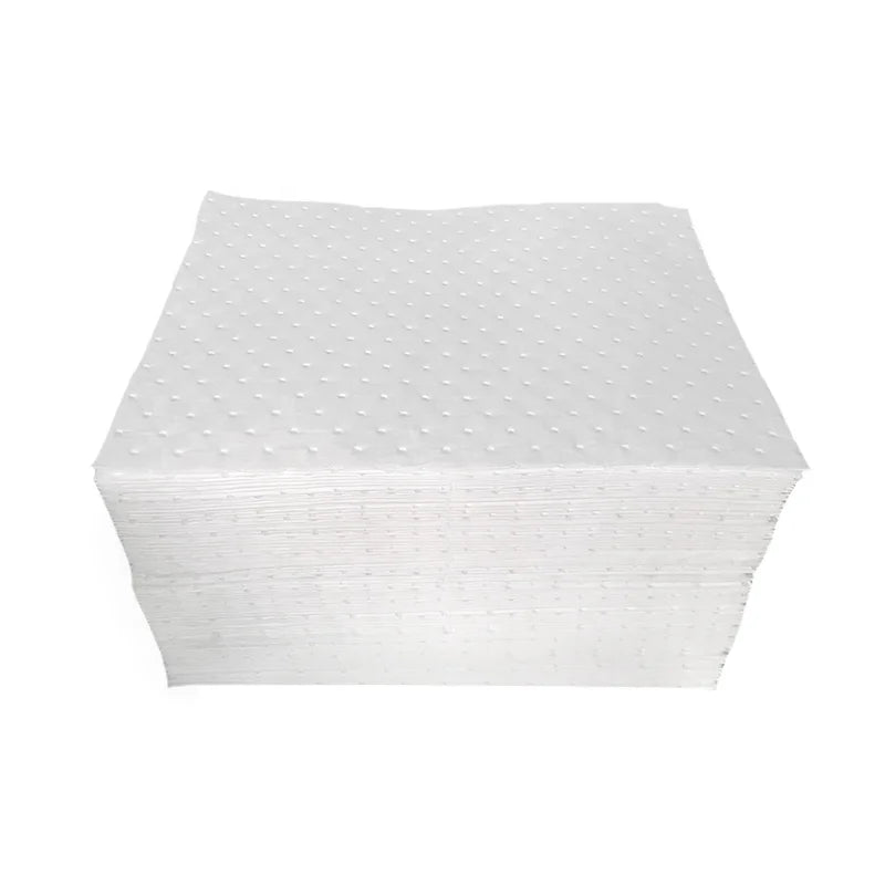 Faster Spill Response Oil Cleaning 100% Polypropylene Absorbent Pads (1.5-5mm Thickness) for Environment Solution-JH Brand