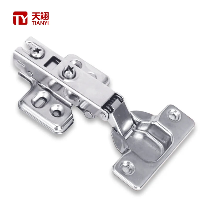 Iron 35mm Industrial Design Antirust Soft-Closing Furniture Hinges for Cabinets Bedrooms Bathrooms Living Rooms Kitchens
