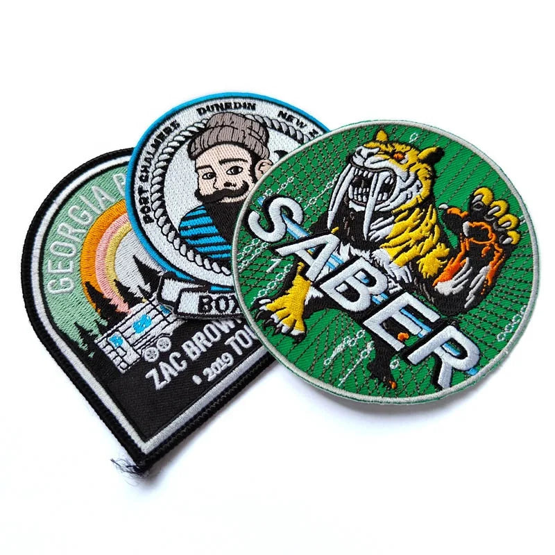 Hot Sales Cheap Embroidered Flower 3D Patches Iron-On Eco-Friendly for Clothing Bags Hats
