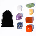Spot Sale Black Velvet Bag Packaging Gemstone Tumbled Chips Crushed Rocks Bundle Giveaway Mini Gifts