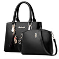 2026 PU Leather Lady Tote Bag with Zipper Closure and Tassel Decoration Fashionable Women's Handbag Shoulder Accessory