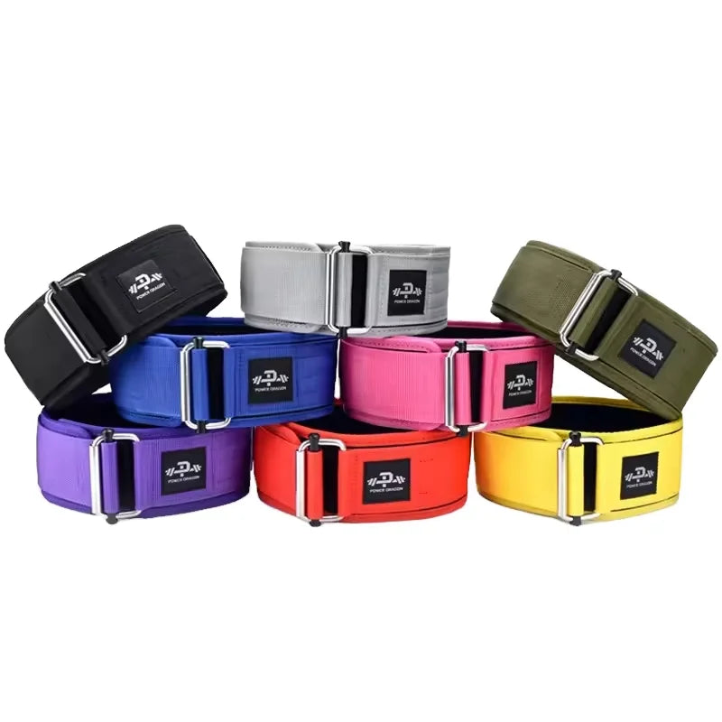 PAIDES Self-Locking Weight Lifting Belt Nylon Premium Level Powerlifting Belt Gym Belt for Weight Lifting  for Men and Women