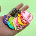Trendy Mother's Day Keychain Cute Rubber Pendant Gift for Moms Personalized Keychain Accessories for Women