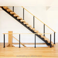 YL Modern Low Maintenance Stainless Steel Balustrade Black Stair Post Cable Railing Safety Fence Easy DIY Installation