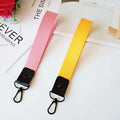 Multi-color Spot Stainless Steel Carabiner Ribbon Keychain Custom Lanyard for Phone Case Wallet Women Bag Charms Cars Keyring