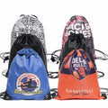 Promotional Business Gift Shopping Custom Logo Canvas Cotton Waterproof Advertising Backpack Drawstring Bag