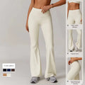 Premium Quality Women's High Waist Butt Lifting Activewear Flare Leggings Custom Logo Casual Yoga Pants