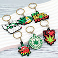 Trending Custom Plant Keychain for Bulk Wholesale with Keychain Accessories Anime Toys Rubber Keychain