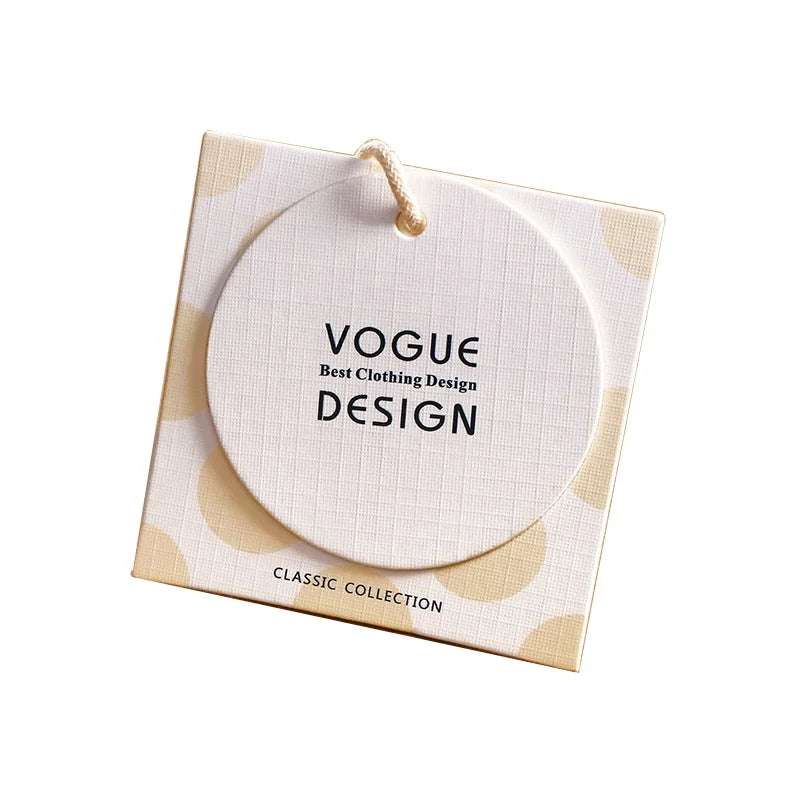 Customize Factory Direct Sale Clothing Vintage Label Sewing Tags for Hang Tag