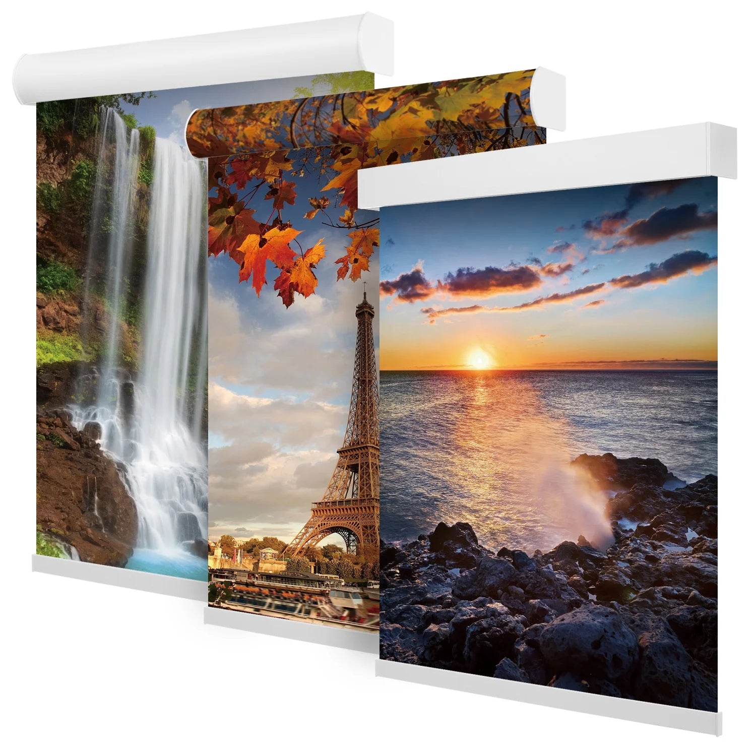Custom Printed Window Blinds Blackout Custom Printed Blinds Remote Control 3d Printed to Map Paysage Landscape Picture Blinds