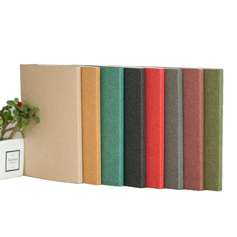 Office School Supplies Stationery Card Paper Vintage Diary 5mm Grid Design Eco-Friendly Hardcover Gift Sewing Binding Journal