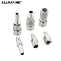 Nitto Type Pneumatic Hose Coupling 304 Stainless Steel NPT Thread Smooth Surface Quick Coupler