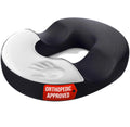 Portable Supportive Ergonomic Donut Pillow Memory Foam Filling Washable Breathable Cover Customizable Tailbone Cushion