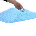 54x54CM Square Classic Pebble Stone PVC Non-Slip Shower Mat Durable Suction Cups Bath Mat for Bathroom Toilet Floor Safety Mats