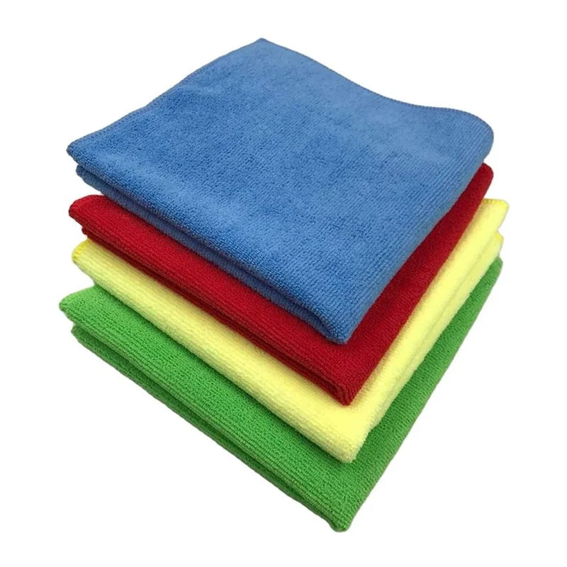 High Absorbent Microfiber Towel Kitchen Blue Micro Fiber Towel Wipe Kitchenr Cloth