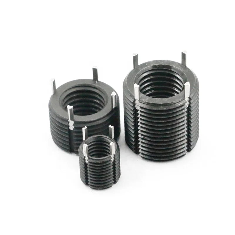 M6 Thin Wall Zinc Insert Fastener with Key-Locking Feature for Soft Metal Applications