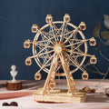 Robotime 3D DIY Wood Crafts Assembly Model Educational Kids Toys Ferris Wheel Wooden Toys 3D  Puzzles for Dropshipping