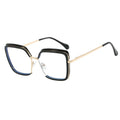Square Large Frame Women Glasses Frame TR90 Anti Blue Light Europe and the United States Ins Fashion Eyeglasses Frame