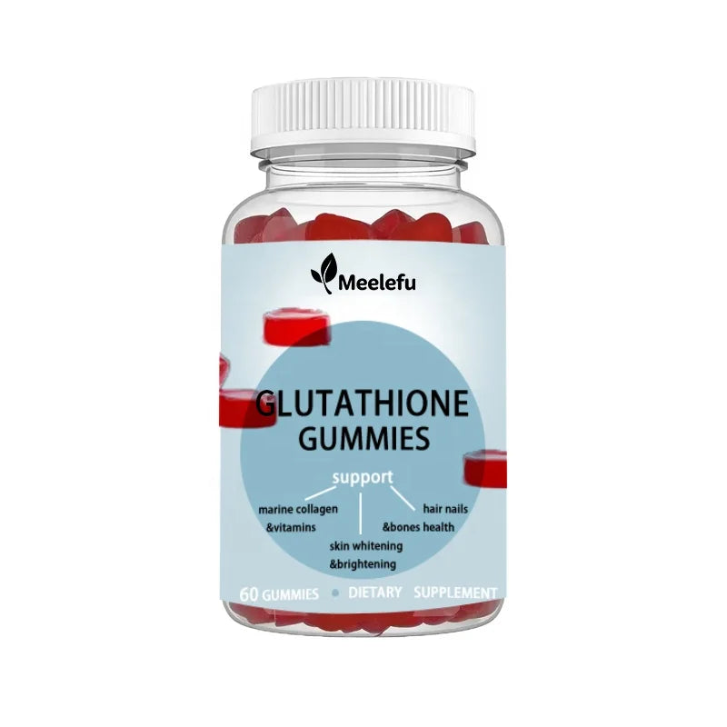 OEM Private Label Food Supplements Vegan Collagen Vitamin C E Skin Whitening L-Glutathione Gummies
