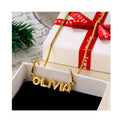 New Frosted Necklace Alphabet Pendant Net Red Stainless Steel Couple Gift Collarbone Chain Temperament Premium Chain