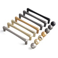 Oukali High Quality Wholesale Furniture Cabinet Handle Gold Wardrobe Dresser Zinc  Chinese Factory Pull Handles