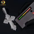 New Arrival Iced Out Jewelry Luxury 925 Sterling Silver Cross VVS Moissanite Hip Hop Pendant