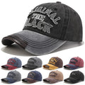 3D Embroidery Adjustable Washed Cotton Custom Distressed Baseball Cap for Men Hat