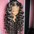 13*4 HD Lace Frontal Wigs for Women 100% Human Hair 5*5 Lace Closure Glueless Wig Heavy Density Loose Wave hd 13*6 Natural Black