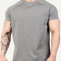 LL- OMT102 Men's Short Sleeves Sportswear Regular Fit Casual Fitness Quick Dry Breathable Summer T-shirt Running Training
