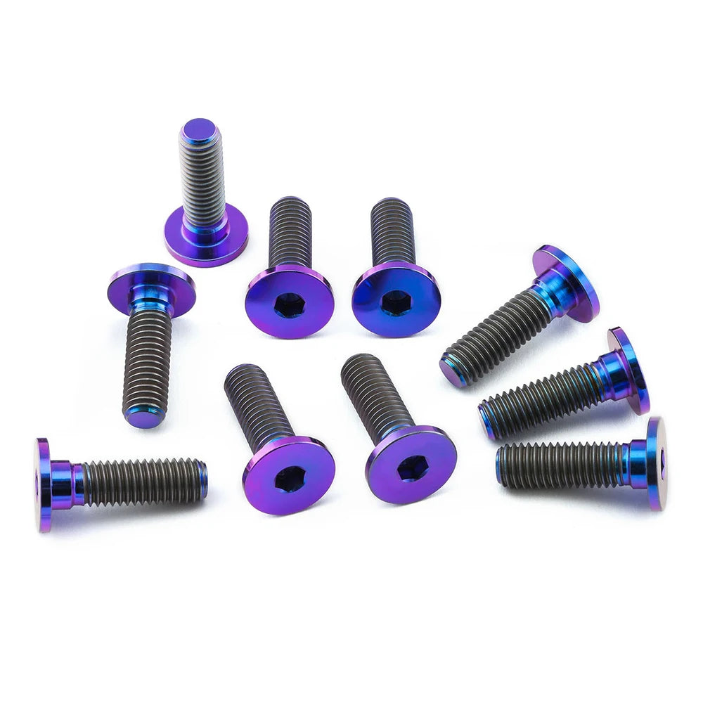 M5 10mm M18 Bolt M6 Titanium M8 Bike Bolts Motorcycle Titanium Hex Self Tapping Screws
