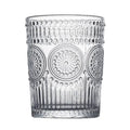 High Quality Lead-free Crystal Sunflower Relief Texture Glass Cup Shot Glass Whiskey Glass