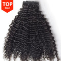 Seamless Mongolian Kinky Coily Virgin 3c 4a 4b 4c Afro Kinky Curly Clip in Hair Extensions 100% Clip Ins Human Hair Extensions