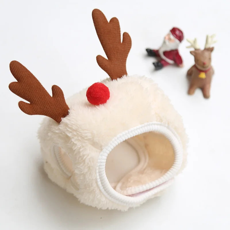 Kingtale Christmas Pet Clothes Dog Accessories Christmas Hat Burp Cloth for Small Medium Pets
