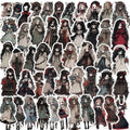 50pcs Cute Vampire Girl Graffiti PVC Self Adhesive Stickers for Draw bar Box Guitar Water Bottle Cupboard Suitcase and Books