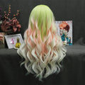 Celebrity Tinsel Rainbow Glitter Lace Front Wigs Matte Heat Resistant Fiber Synthetic Hair Lace Front Wigs for Fashion Women