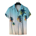 Custom Men's Hawaiian Floral Printed 100% Polyester Quick Dry Summer Single Button Casual Shirts