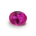 Laboratory Rose Pink 3# Oval Cut 3A Synthetic Corundum Gemstone for Jewelry Set