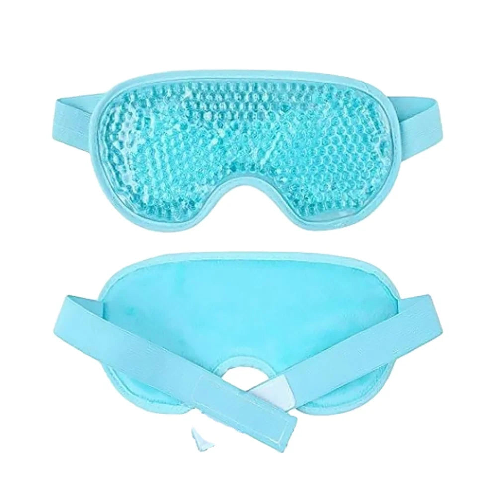 Gel Beads Ice Pack Eye Mask Reusable Hot Cold Pack for Eye Physical Therapy Gel Bead Cooling Eye Mask