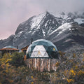 Professional Supplier Luxury Glamping Hotel Igloo Geodesic Dome Tents 6 Diam