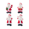 3D Santa Clause Small Christmas Figures Cartoon Resin Statue Snowman Figurine & Toys Miniature Ornaments DIY Landscaping Craft