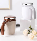 Self Stirring Mug Tea Coffee Electric Rechargeable Battery Auto Mixing Cup Magnetic Stainless Steel Mug Coffee Cup for Office