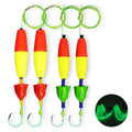 NEW 6/0 8/0 Circle Hook Catfish Rig with Double Rattle Beads Catfish Fishing Gear Fishing Lure