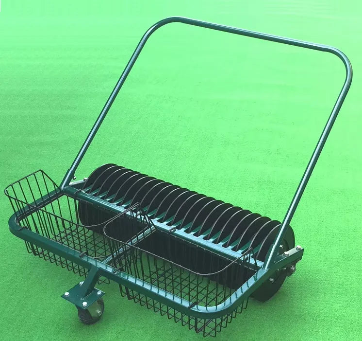 2-gangs 20 Orbits Hand Push Golf Ball Collector for Ball Pickup MegaBDM