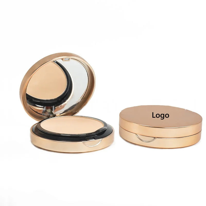 Private Label Baking Powder Makeup Matte Compact Pressed Powder Setting Face Powder Waterproof Full Coverage Make up Foundation