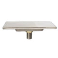 New Bathroom Bathtub Accessories Square Stainless Steel Water Outlet Cold Hot Faucet Water Mixing Valve Large Flow