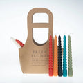 Popular Colors Europe Style Hot Sale Paraffin Wax Spell Spiral Taper Candle