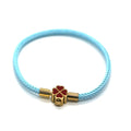 18k Gold Plated Steel Wire Bracelet Wholesale Custom Logo Lucky Rope Friendship Bracelet for Anniversaries Trendy Style