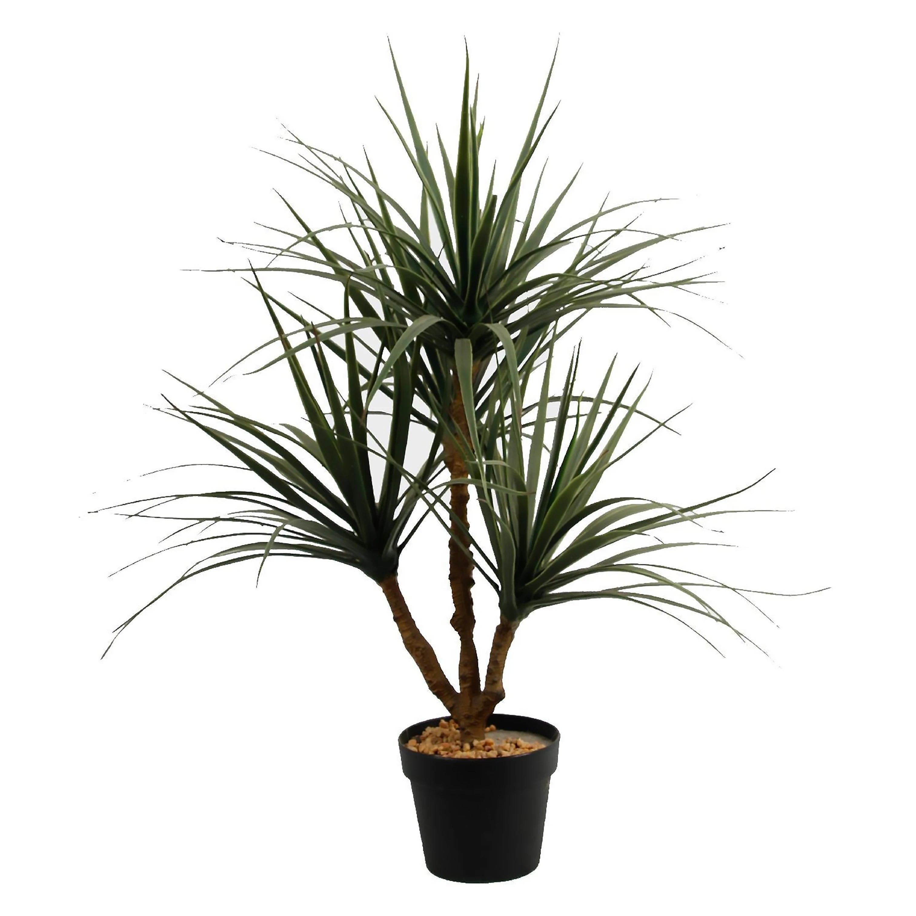 Dongguan Manufacturer Real Touch 90CM 3FT High Simulation Greenery Faux Dragon Plant Dracena Artificial Tree for Interior Decor