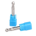 Endmill Suppliers HRC55 16mm Tungsten Solid 2 Flute Fresas Cutting Tool Carbide Ball Nose End Mill for Aluminum